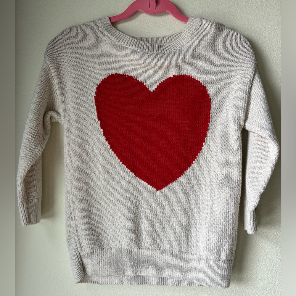 Loft Heart sweater ❤️